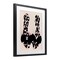 Stupell Industries Cat Walk Spotted Shoes Framed Print Under Glass, design by Annabelle Hall